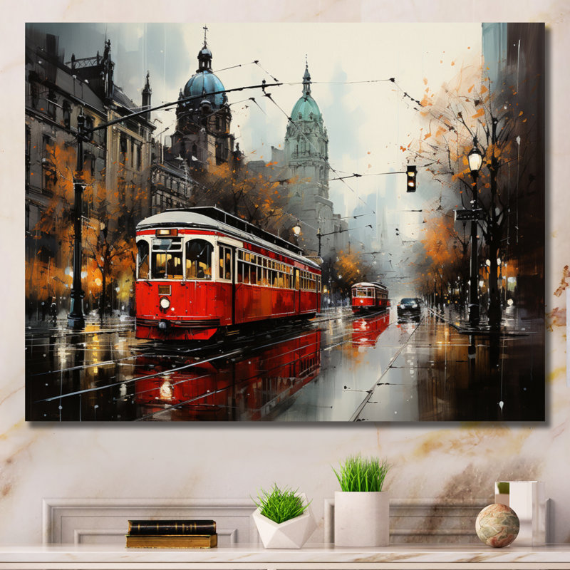" Canada Urban Reflections III ", Gold Floater Framed, 16" H x 32" W x 1" D