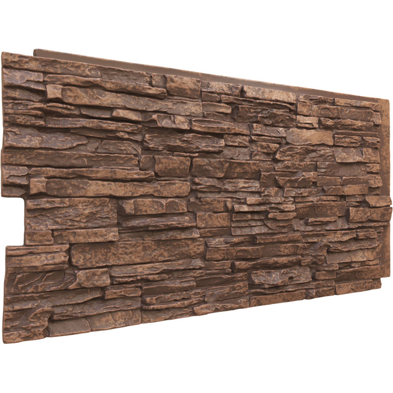 EverStone Canyon Ridge Faux Stone Panel, Sedona