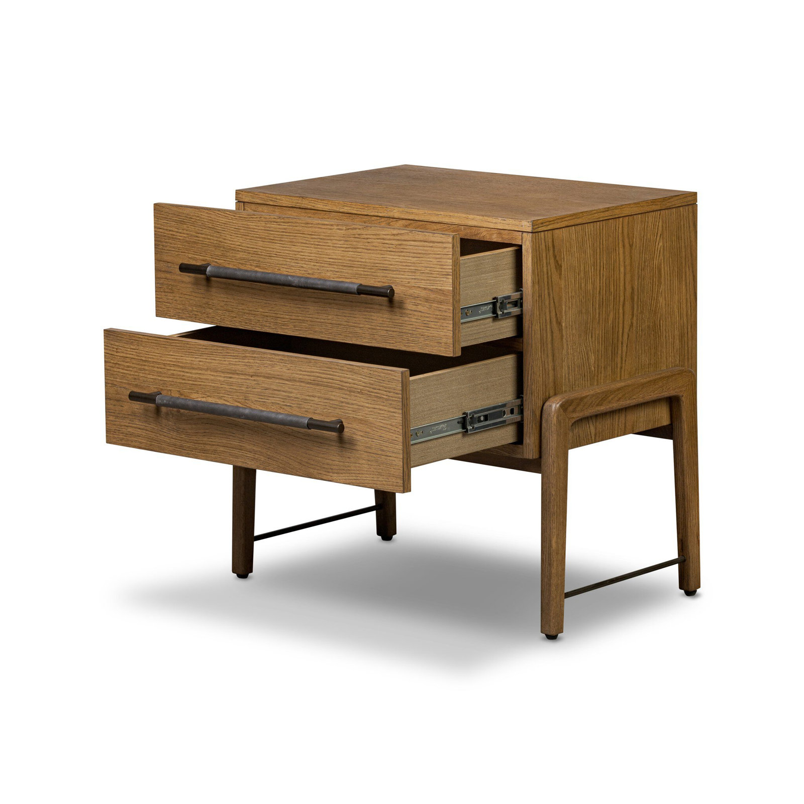 Karsten Oak Nightstand, Amber Oak