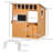 Wooden Playhouse for Kids Outdoor Garden Pretend Play Games