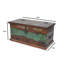 Senecaville Solid Wood Block Coffee Table with Storage