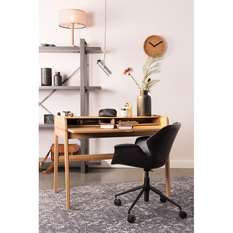 Nikki Swivel Task Chair, Black