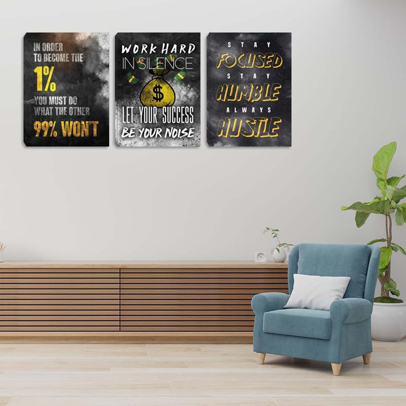 3 Piece Wrapped Canvas Print