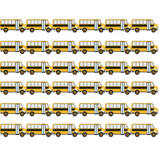 School Bus Die Cut Border Set