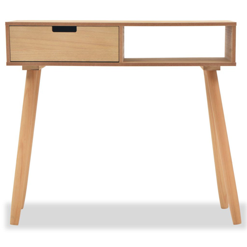 Adel 80cm Console Table, Brown