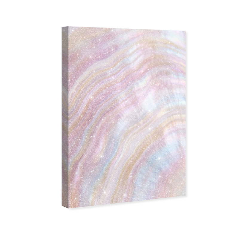Blush Seashell Canvas Nautical & Beach Print by Oliver Gal, Black Frame, 10 x 15, 24"H x 16"W, Gallery Wrapped