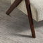 Chaise d'appoint rembourrée de 23,8 po de largeur Mid-Century avec pieds en bois massif en forme de Z (ensemble de 2)-477250646