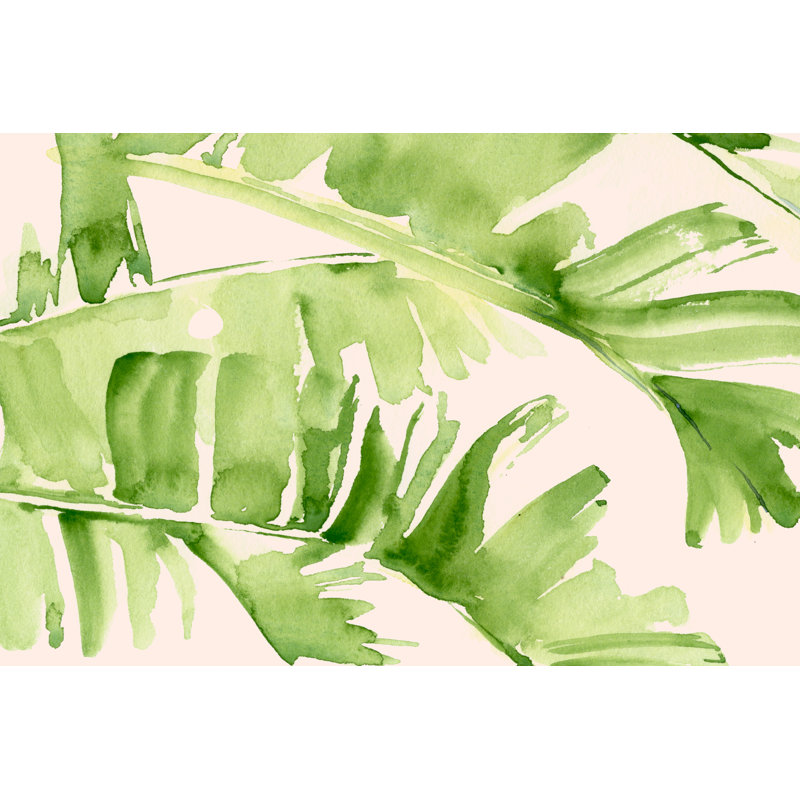 Peachy Palms I by Jennifer Paxton Parker - Painting Print, 81cm H x 122cm W, Wrapped Canvas