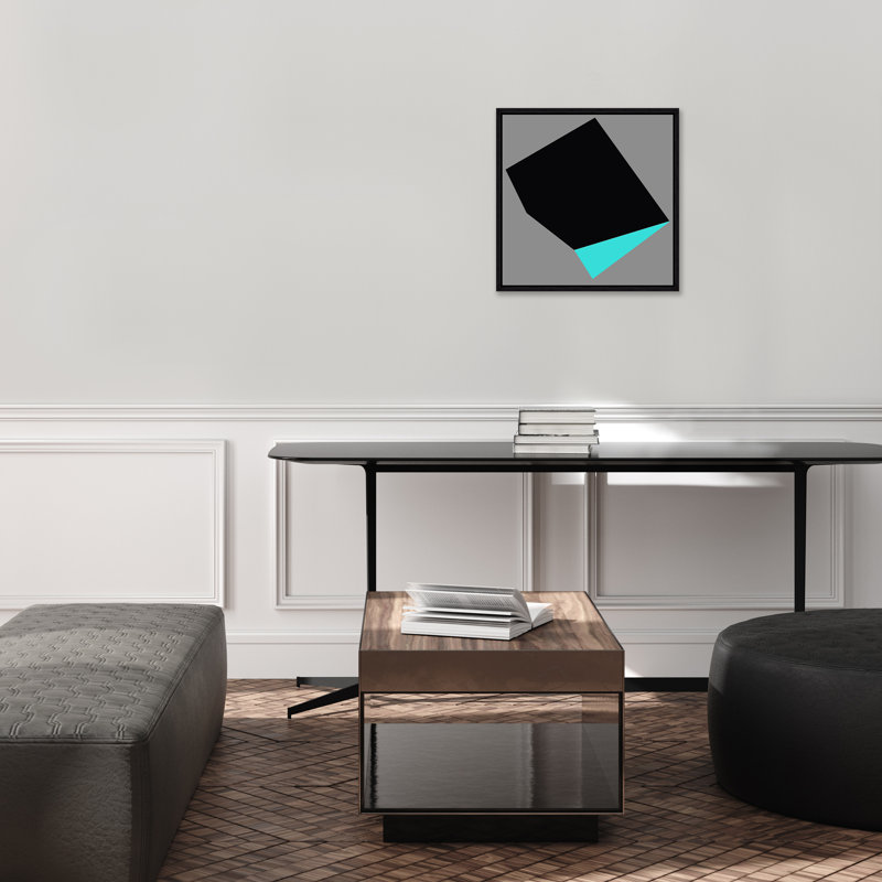 «Poly Form Multi 6» par Jeffrey Goodman - impression, H 37,75 po x l 37,75 po x P 1,5 po, Couche de verre