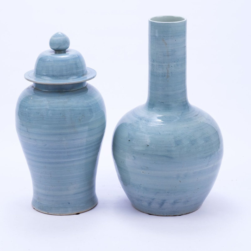 Handmade Jar, Lake Blue, 26" H x 13" W x 13" D