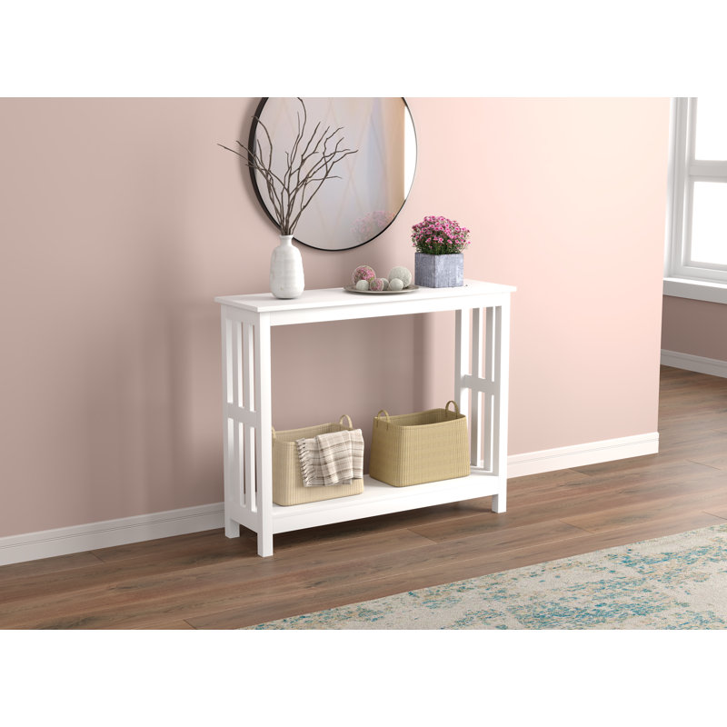Console Doolish 39,5 po, Blanc