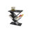 Zig-Zag Top End Table with Storage