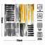 Ensemble de rideau de douche Modern Abstract