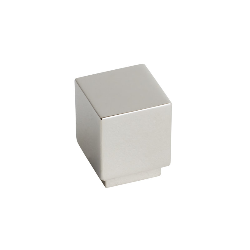 Poignée armoire Emtek Allerton, 1", Nickel poli
