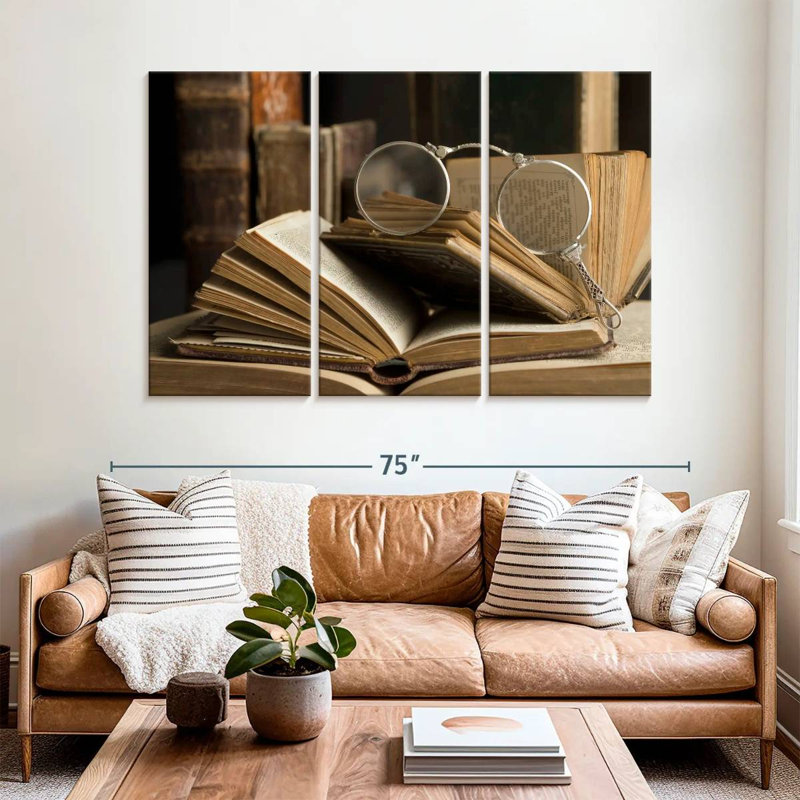 Senne Book Glasses, 42" H x 65" W