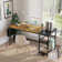 Myra 47" W Home Office Computer Writing Study Desk with Storage Shelves