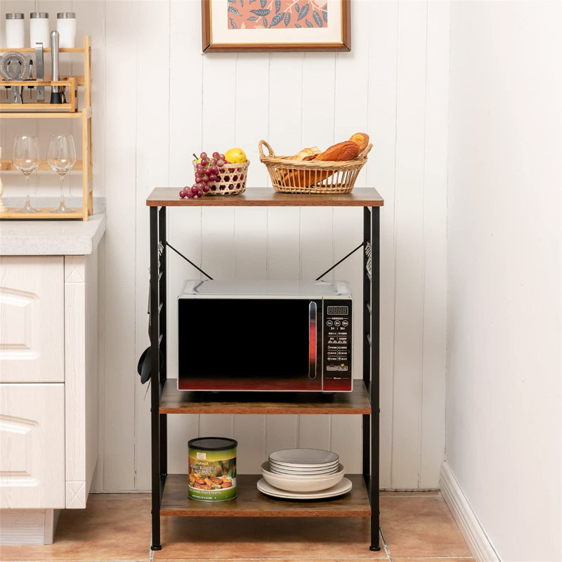 Aiiva Metal Standard Baker's Rack with Microwave Compatibility