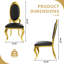 Chaise de salle à manger rembourrée Miluc-853795237-853795236