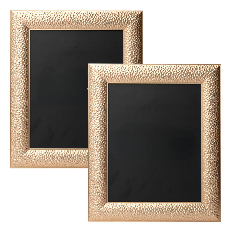 8X10 Inch Gold Picture Frames, Ornate Vintage Golden Photo Frames With Real Glass Cover For Tabletop Display Or Wall Mount (2 Pack)