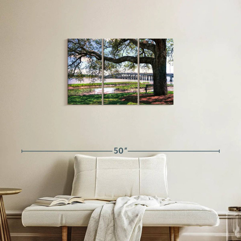 Rorry Harbor Riverside, 20" H x 33" W