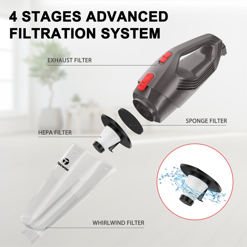 MOOSOO Tocwon Bagless Stick Vacuum
