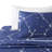 Marina Decoration Home Bedding Bedroom essentials Cooling Soft Zipper All Season 3 Pieces Rayon from Bamboo Printed Duvet Cover Set with 2 Pillowcases, Navy Blue Asterism Pattern Double/Full Size-535857161