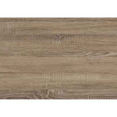 Table de bureau avec plateau pour ordinateur portable - 101,6 cm (40 po) - Stratifié brun, métal noir, style moderne - Couleur taupe