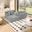 Canapé à 2 places en éponge à compression, aucune chaise longue à assembler requise-81404059