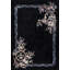 Antique Black Color Minimalist Open Field Chinese Art Deco Rug