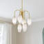 Lustre classique / traditionnel à 6 lumières à intensité variable