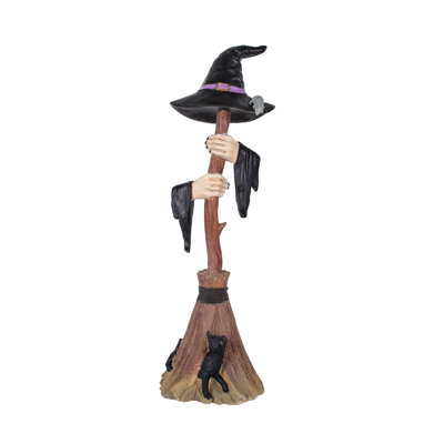 Balai de sorcière d'Halloween 48 po The Holiday Aisle®