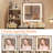 Small Vanity Desk with LED Mirror & Stool, Compact Makeup Table for Bedroom-497604858