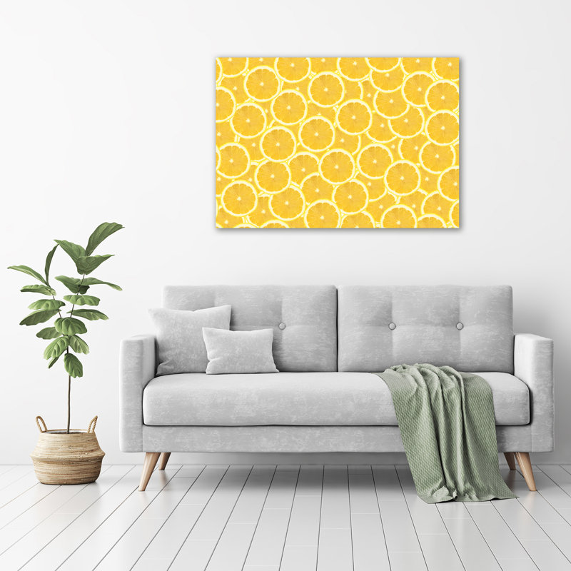 Lemon Slices - Wrapped Canvas Print
