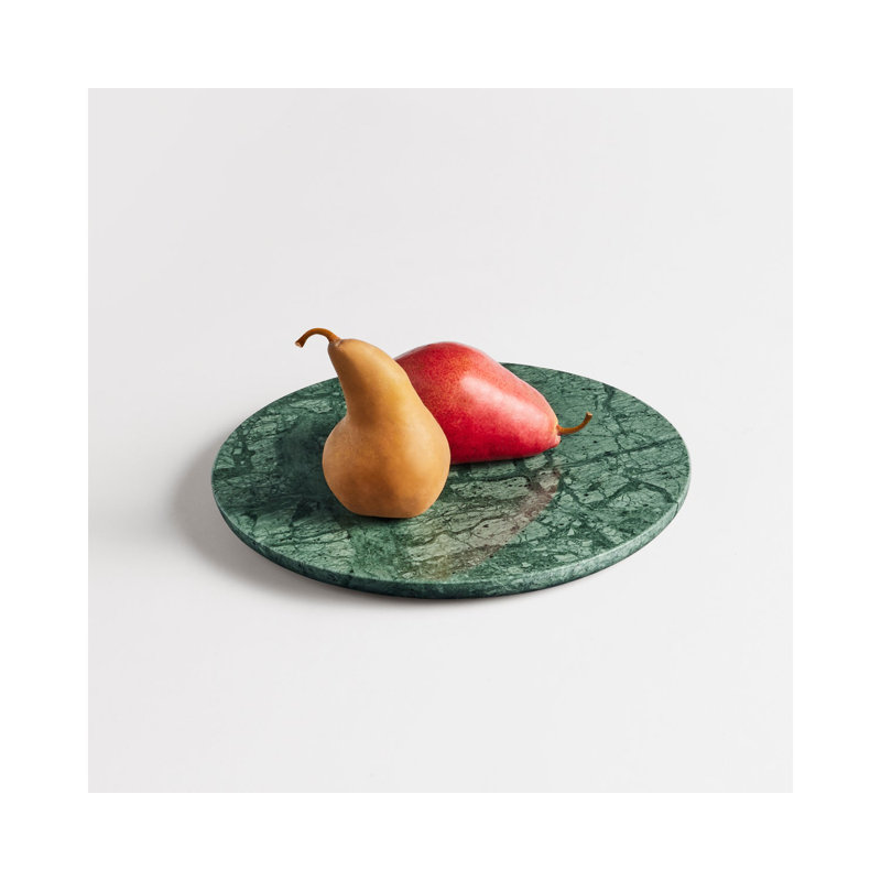 Delicious Decorative Tray, Green Marble