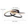 Shuford 1 - Light 20.47'' Unique/Statement Modern Linear LED Dimmable White Light Flush Mount Light