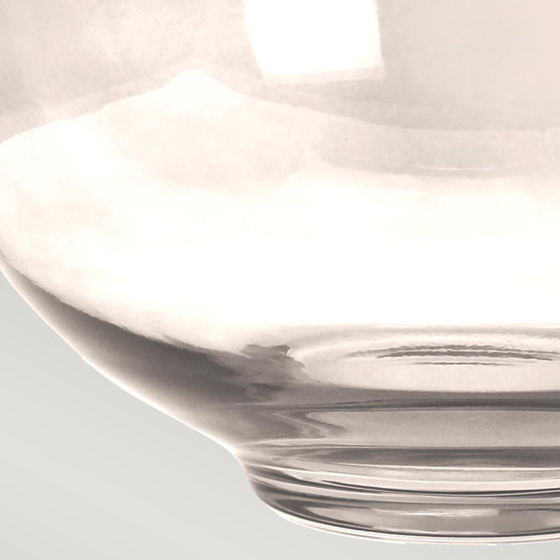 Morrice Glass Table Lamp, Smoke, Brown
