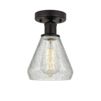 Petronille Glass Semi Flush Mount