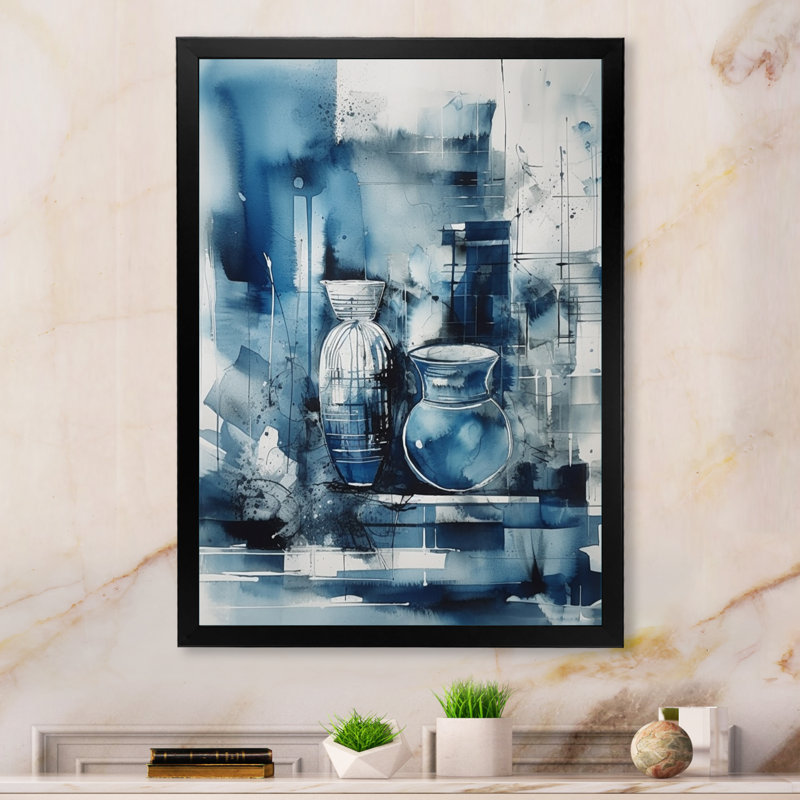 Impression sur toile Kaz Kazaz, Cadre photo noir, H 20 po x l 12 po x P 1 po