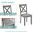 5-Piece Wooden Dining Table Set