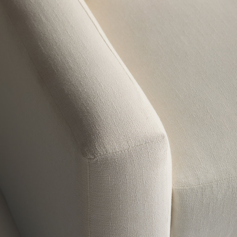 Luna Slipcovered Queen Sleeper Sofa, Davis Pearl Performance Bouclé