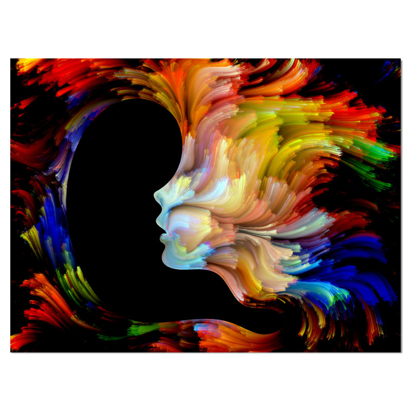 «Kiss of Paint», impression sur toile tendue, H 30 po x l 40 po x P 1,5 po