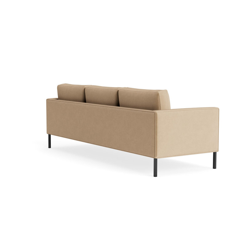 MTO - Paramount Sofa Metal Legs, 32" H x 95" W x 34" D, Camel Velvet