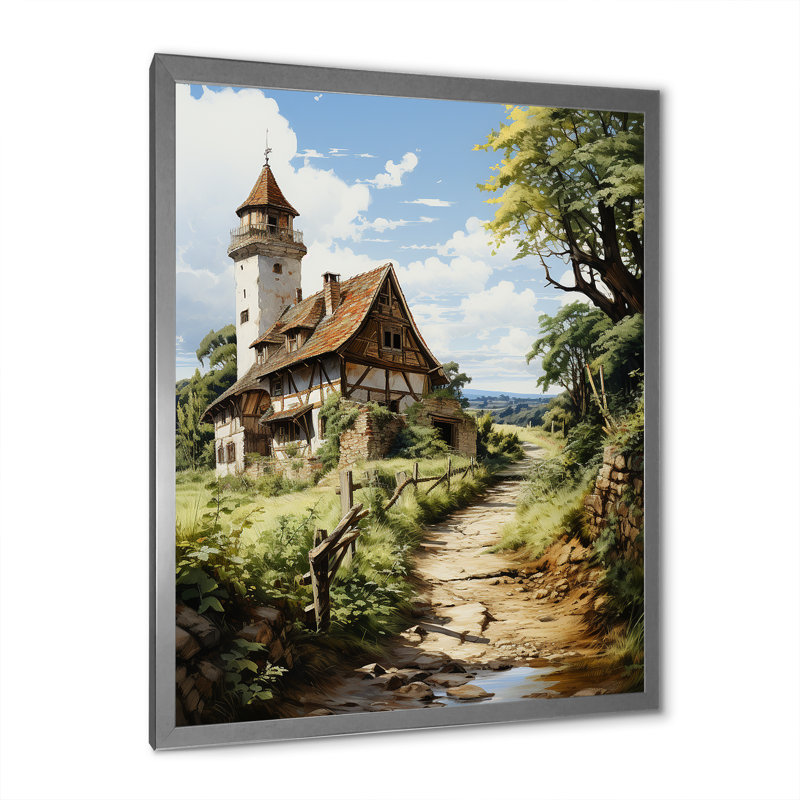Belovs, Allemagne, campagne, bonheur I, H 32 po x l 24 po x P 1 po, Cadre photo argenté