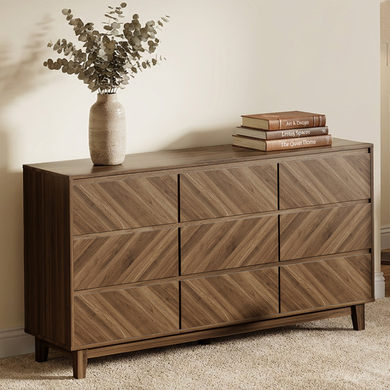59'' W 9-Drawer Dresser
