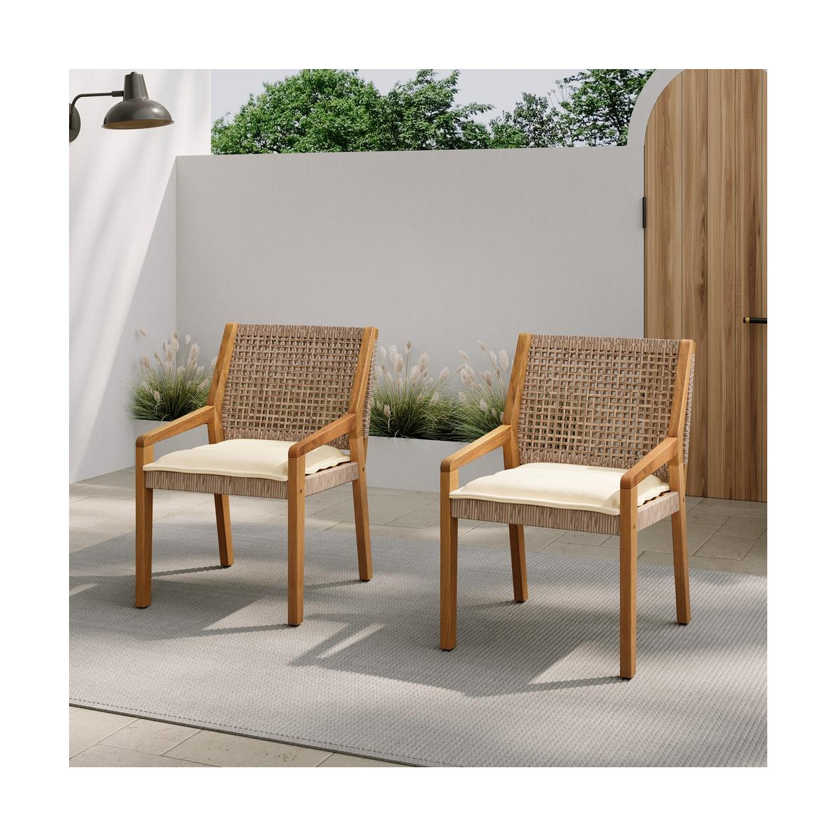 Bayou Breeze Outdoor Dining Chair - Thumbnail 3