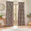 Ophelia Floral Jacquard Pencil Pleat Curtains-869372100-869372098