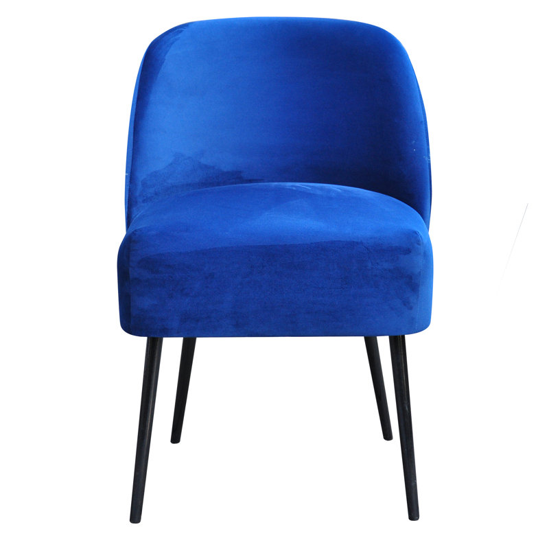 46cm H Upholstered Side Chair, Blue