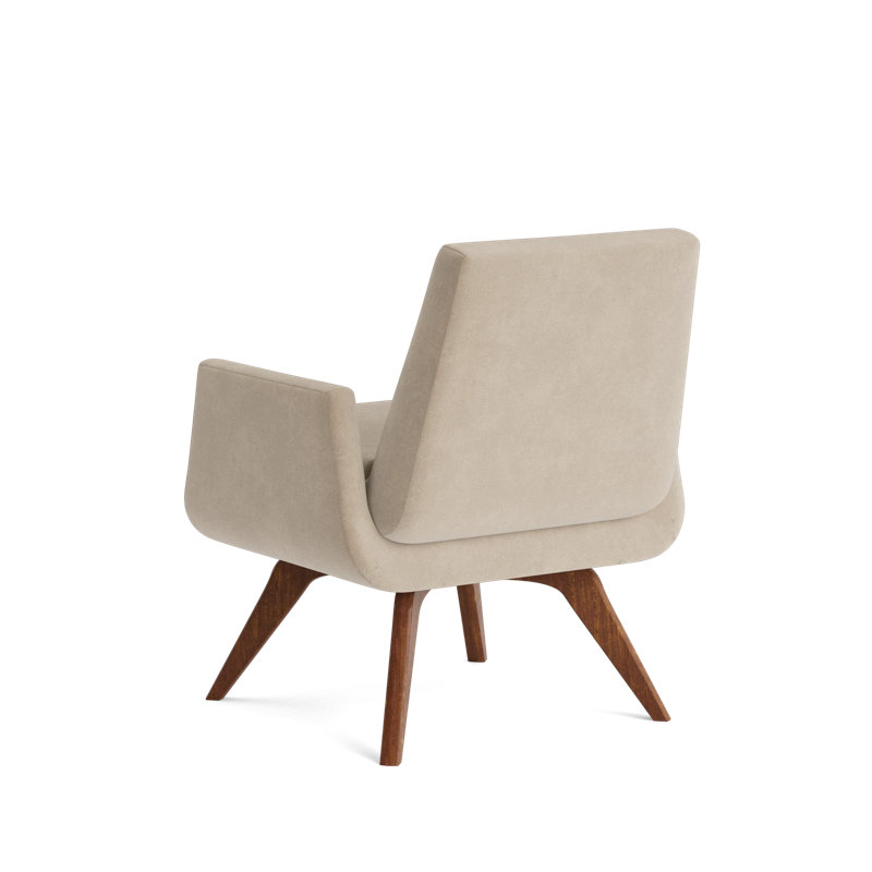 Loyd Accent Chair, Velvet - Beige