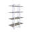 Libby Chrome Finish Bookshelf