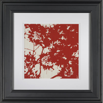Red And Cream Silk II Print
